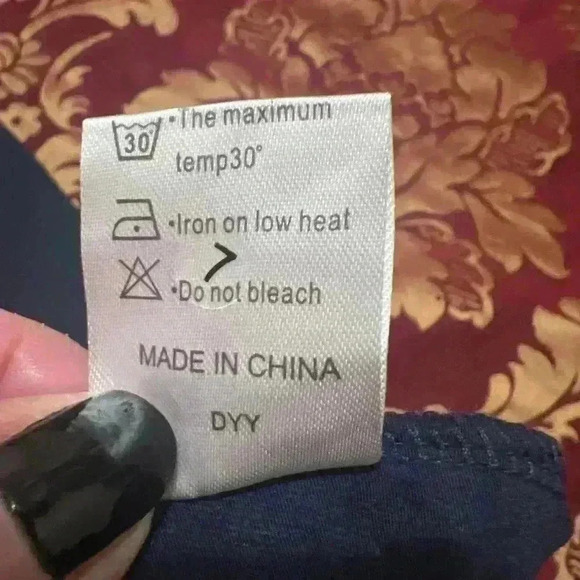 Grecerelle Short Sleeve V-Neck Wrap Dress Navy NWT Size S - Picture 10 of 10